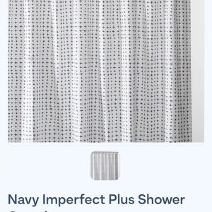 Schoolhouse Imperfect Plus Shower Curtain-only used for one month